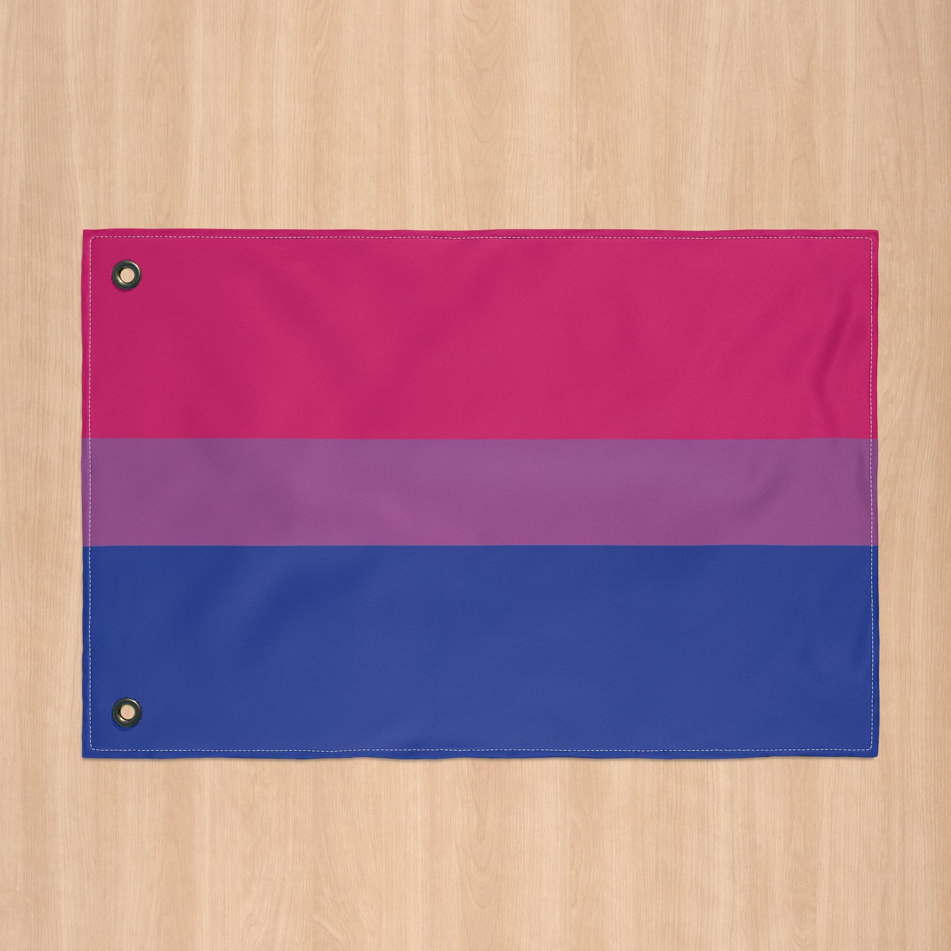 Bisexual Pride Flag with Grommets