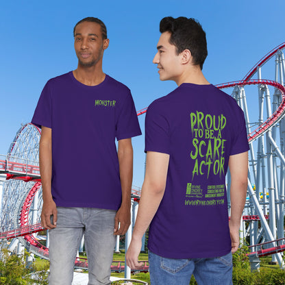 Team Purple Proud to Be a Scare Actor Personalized Tee • Irvine Ondrey Engineering