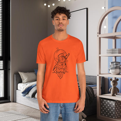 Frankenstein Lovebird, Line Art Tee