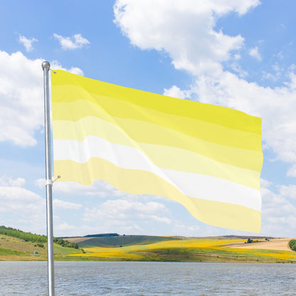 Saturnic Double-Sided Pride Flag with Grommets