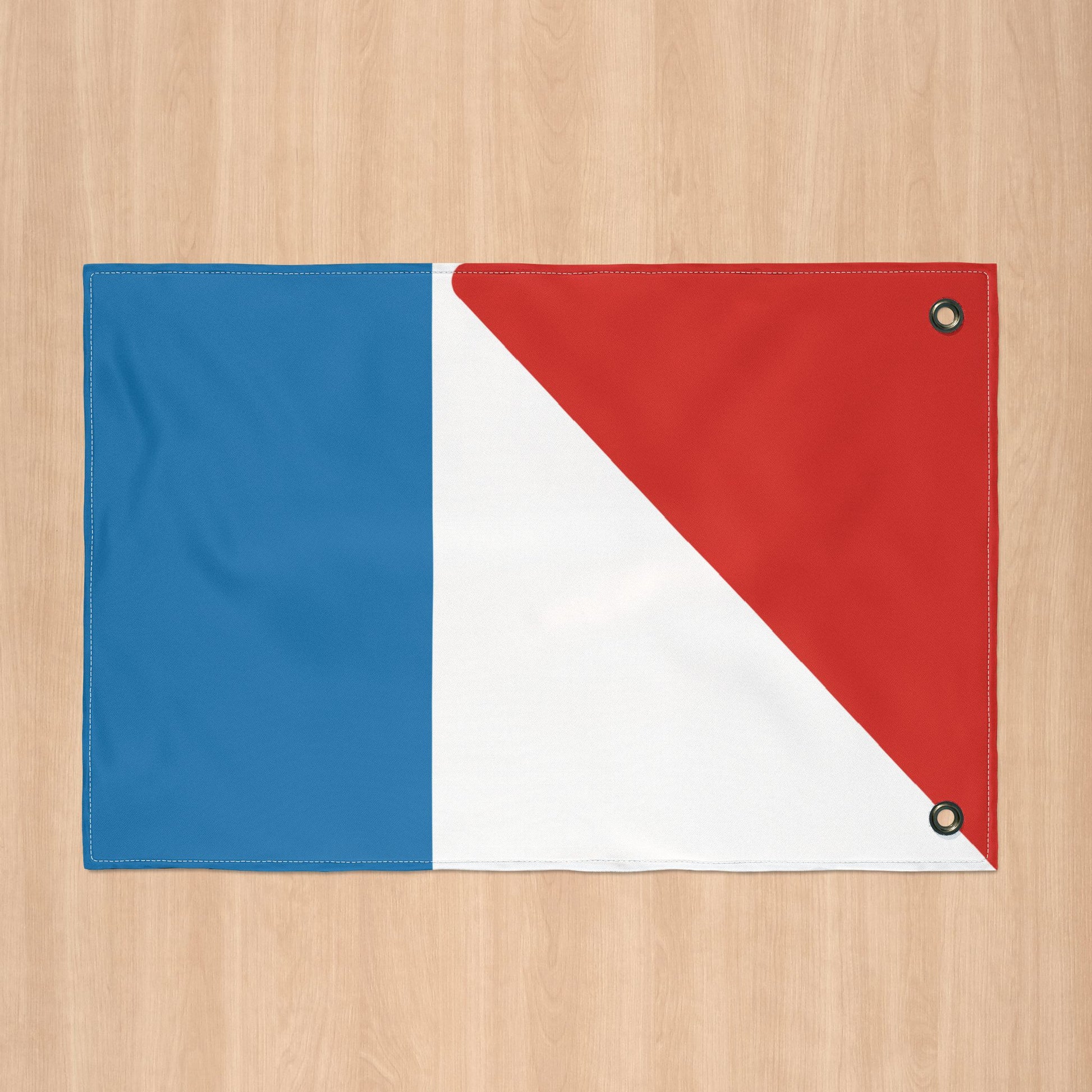 AMC American Motors Logo Double-Sided Flag, with Left or Right Side Grommets