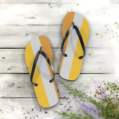 XL Black sole Disability Gold Pride Flip Flops