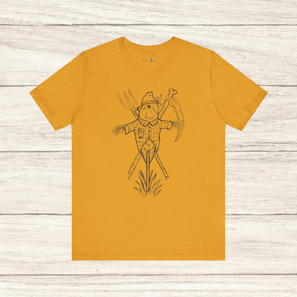 Scarecrow Lovebird, Line Art Tee