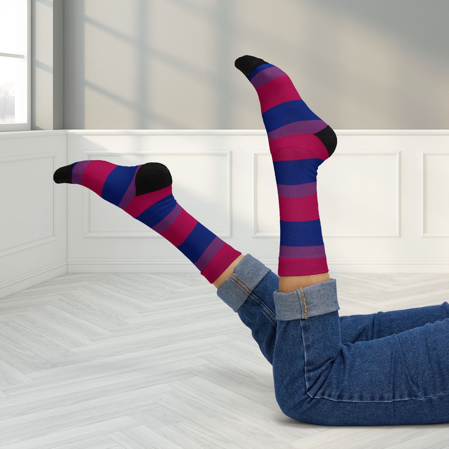 Bisexual Pride Socks