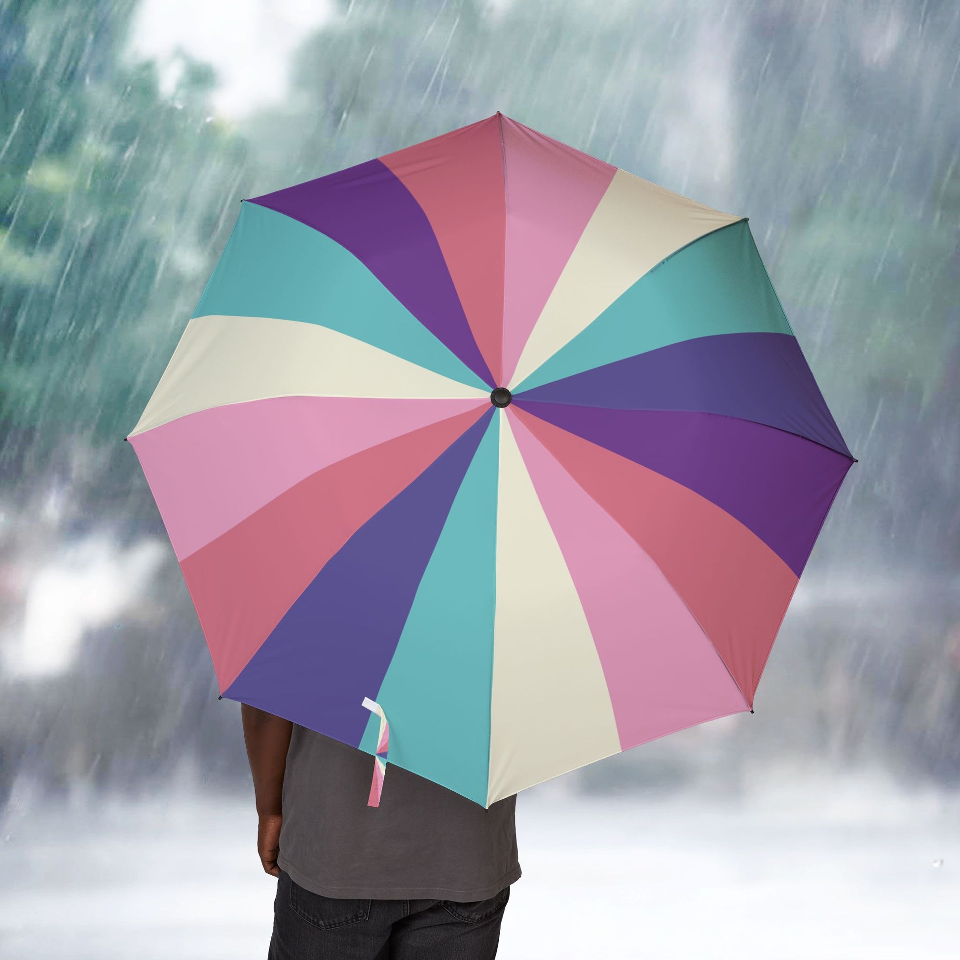 One size Aurora Lesboy Pride Umbrella