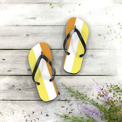 S Black sole Maverique Pride Flip Flops