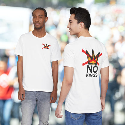 White No Kings Tee (BACK graphic)