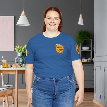 Custom Blue & Teal Tees for BELLA+CANVAS® 3001