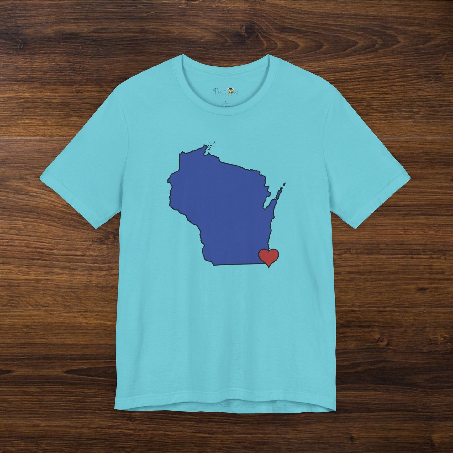 Turquoise I Love Southeastern Wisconsin!