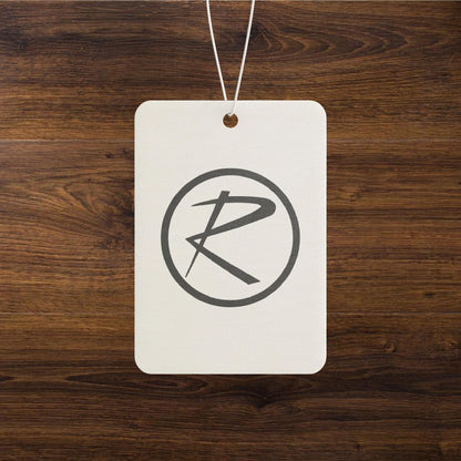 Rambler Black Logo White Air Freshener