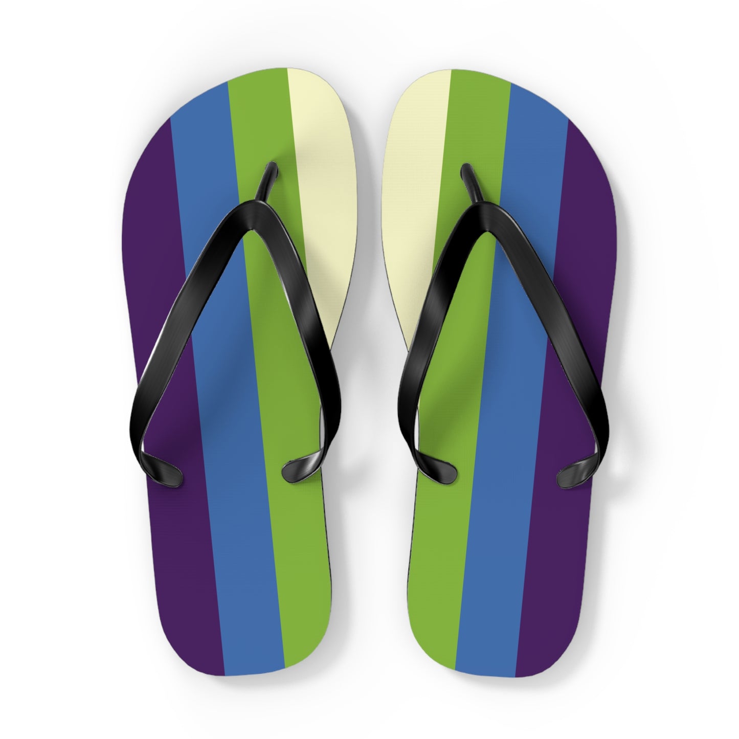 Aplatonic Pride Flip Flops