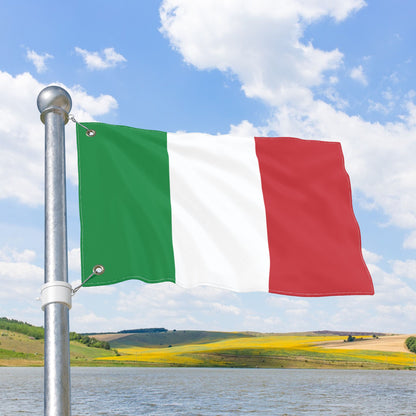 Italy Flag with Grommets