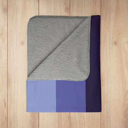 Fleece Sherpa Omnisexual Pride Flag Blanket