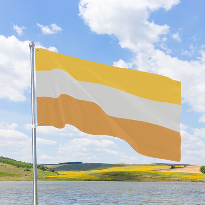 Disability Pride Gold Flag with Grommets