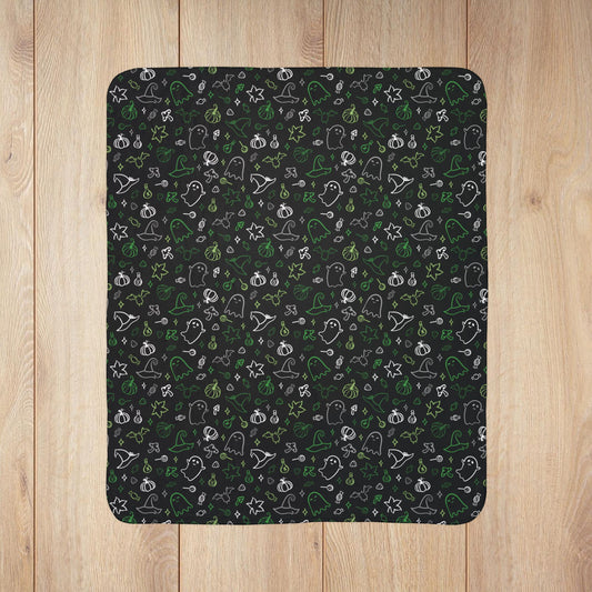 Aromantic Halloween Velveteen Plush Blanket