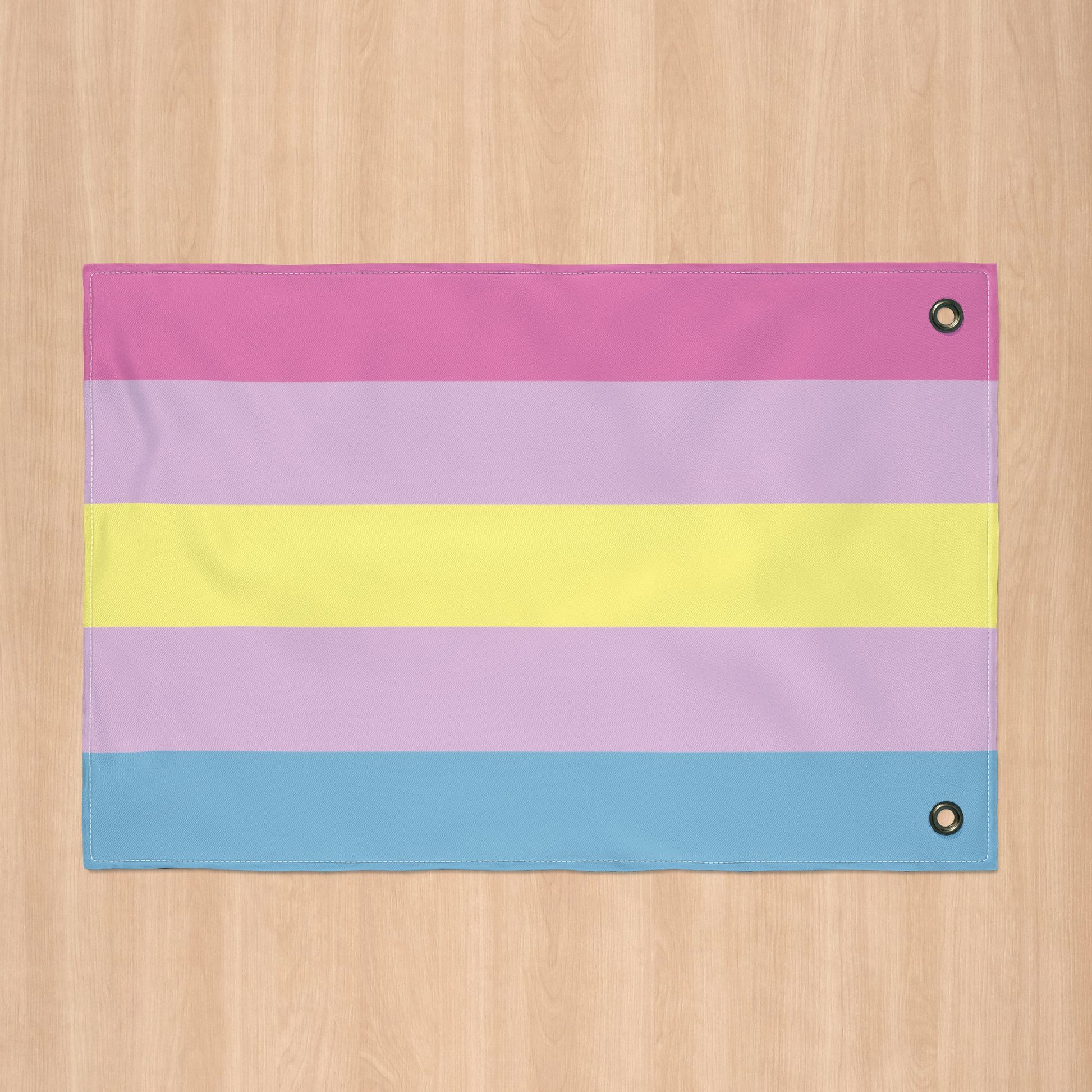 Aporagender Double-Sided Pride Flag with Grommets