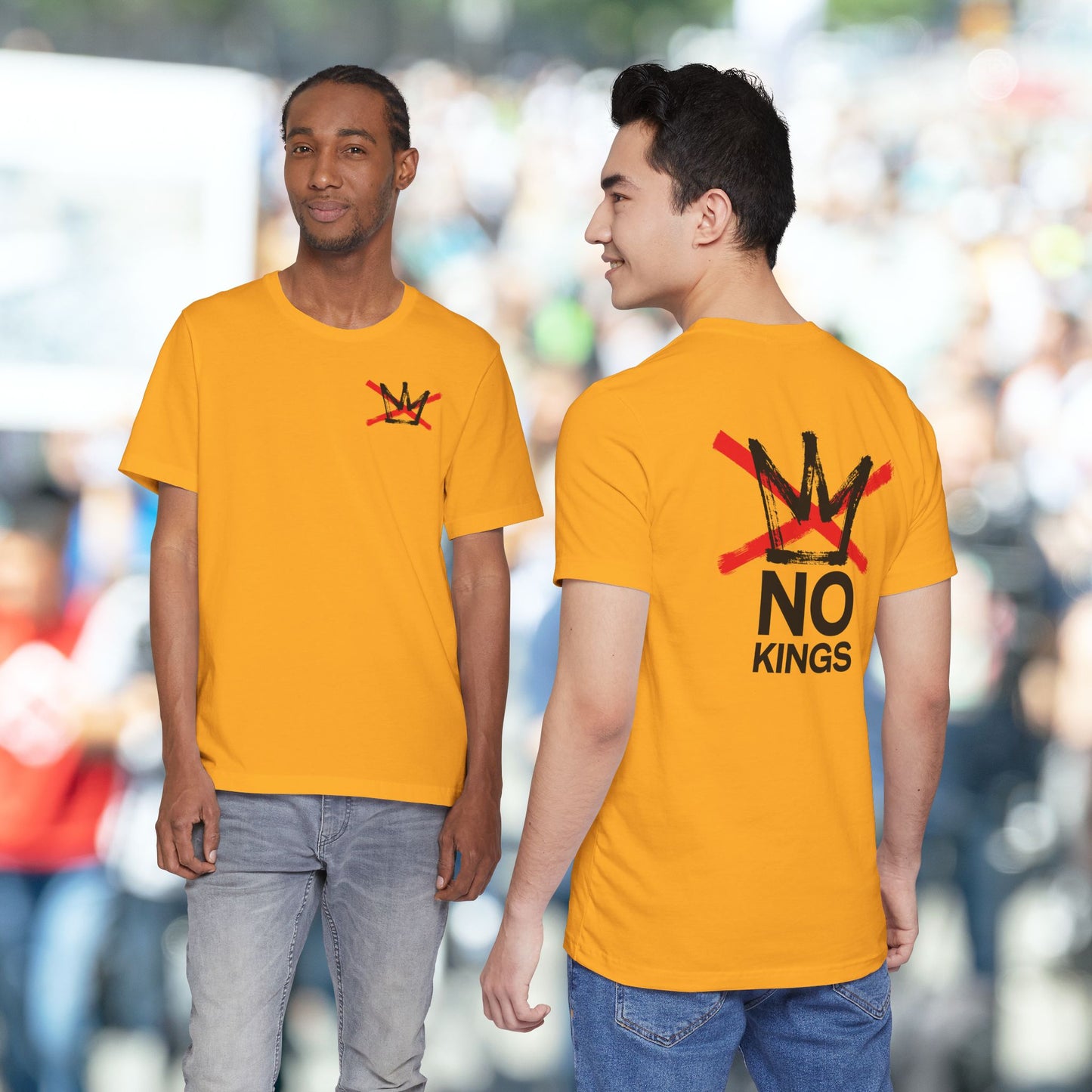 Gold No Kings Tee (BACK graphic)