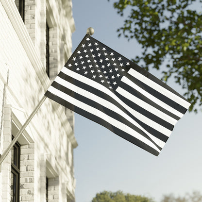 Black & White U.S.A. Flag
