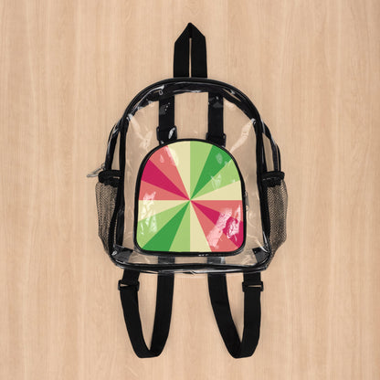 Aroflux Pride 12x9x4 Clear Backpack