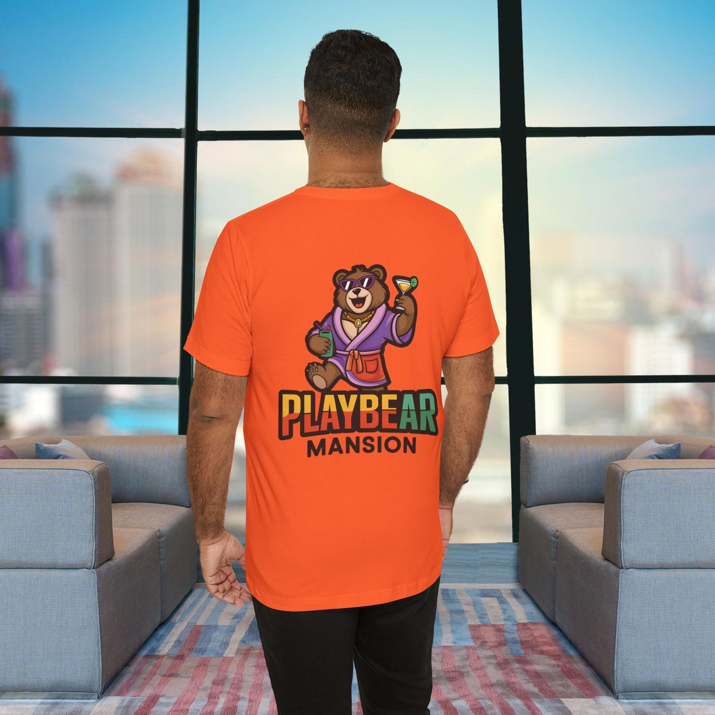 Playbear Mansion Tee (Back Graphic)