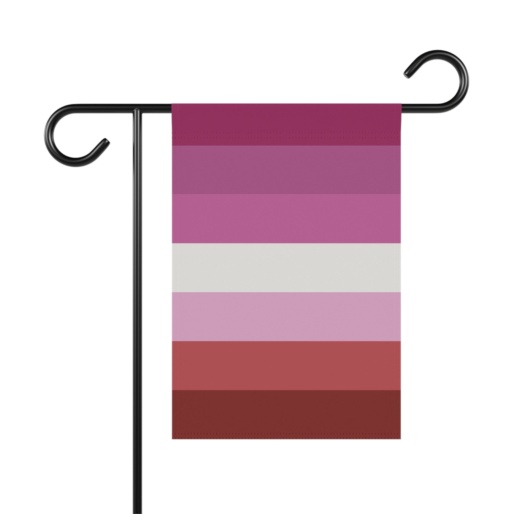 Lesbian Pride Pink 7-Stripe Garden Banner
