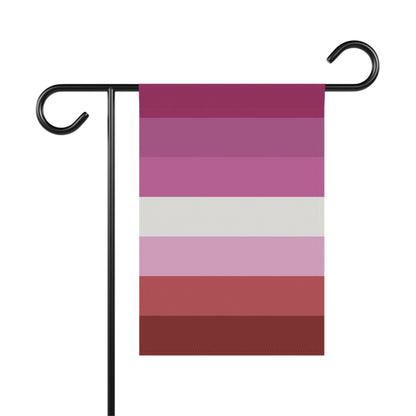 Lesbian Pride Pink 7-Stripe Garden Banner