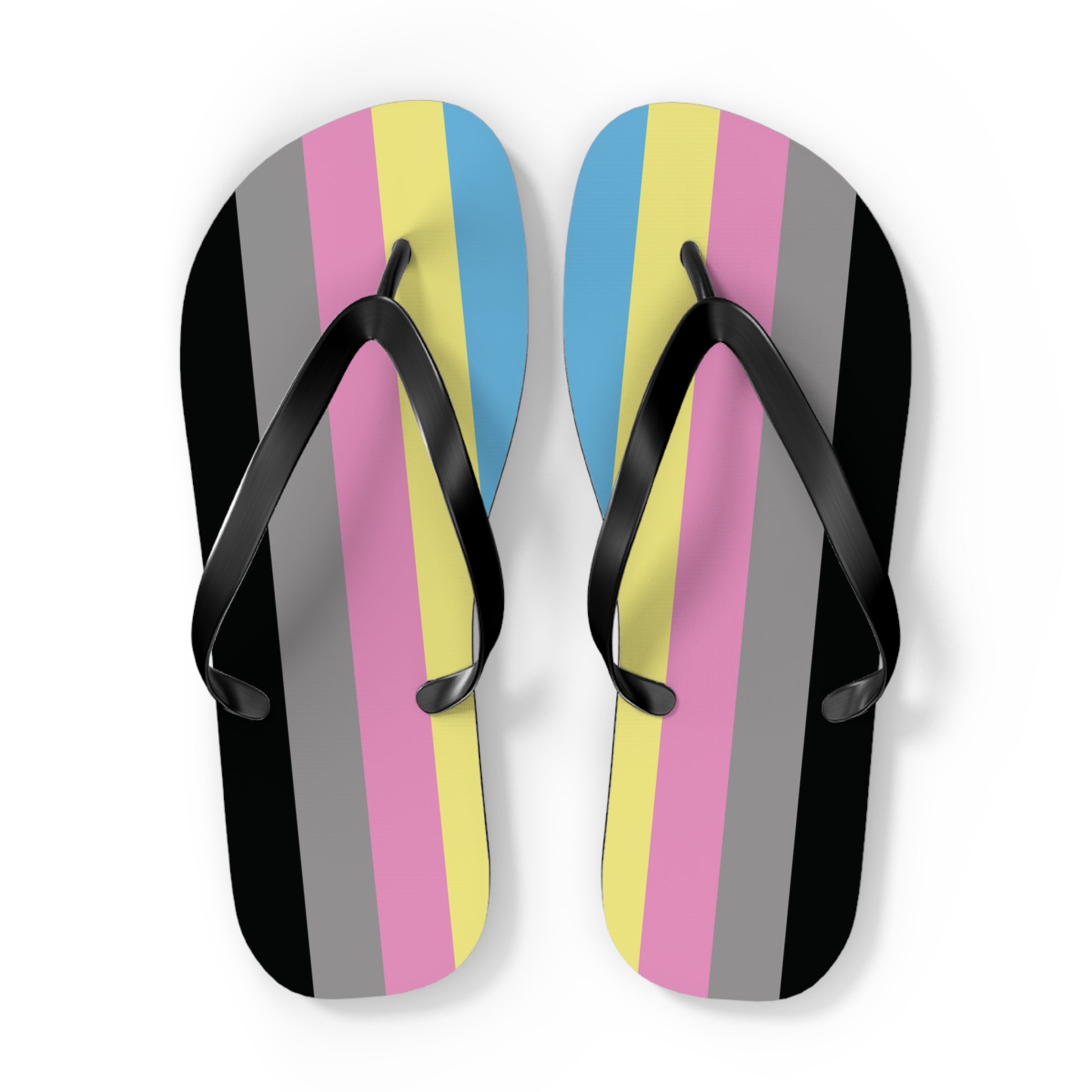 Polygender Pride Flip Flops