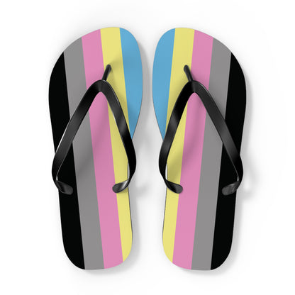 Polygender Pride Flip Flops