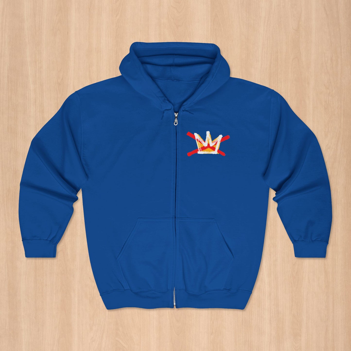 No Kings Protest Zip Hoodie