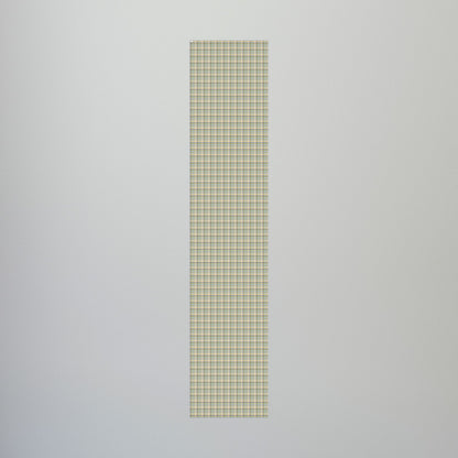 Hannukah Blues, White & Gold Plaid Gift Wrapping Paper Roll