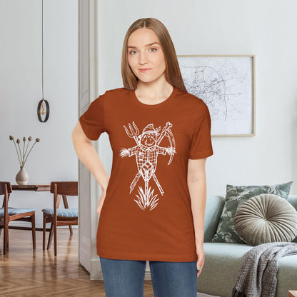 Scarecrow Lovebird, Line Art Tee