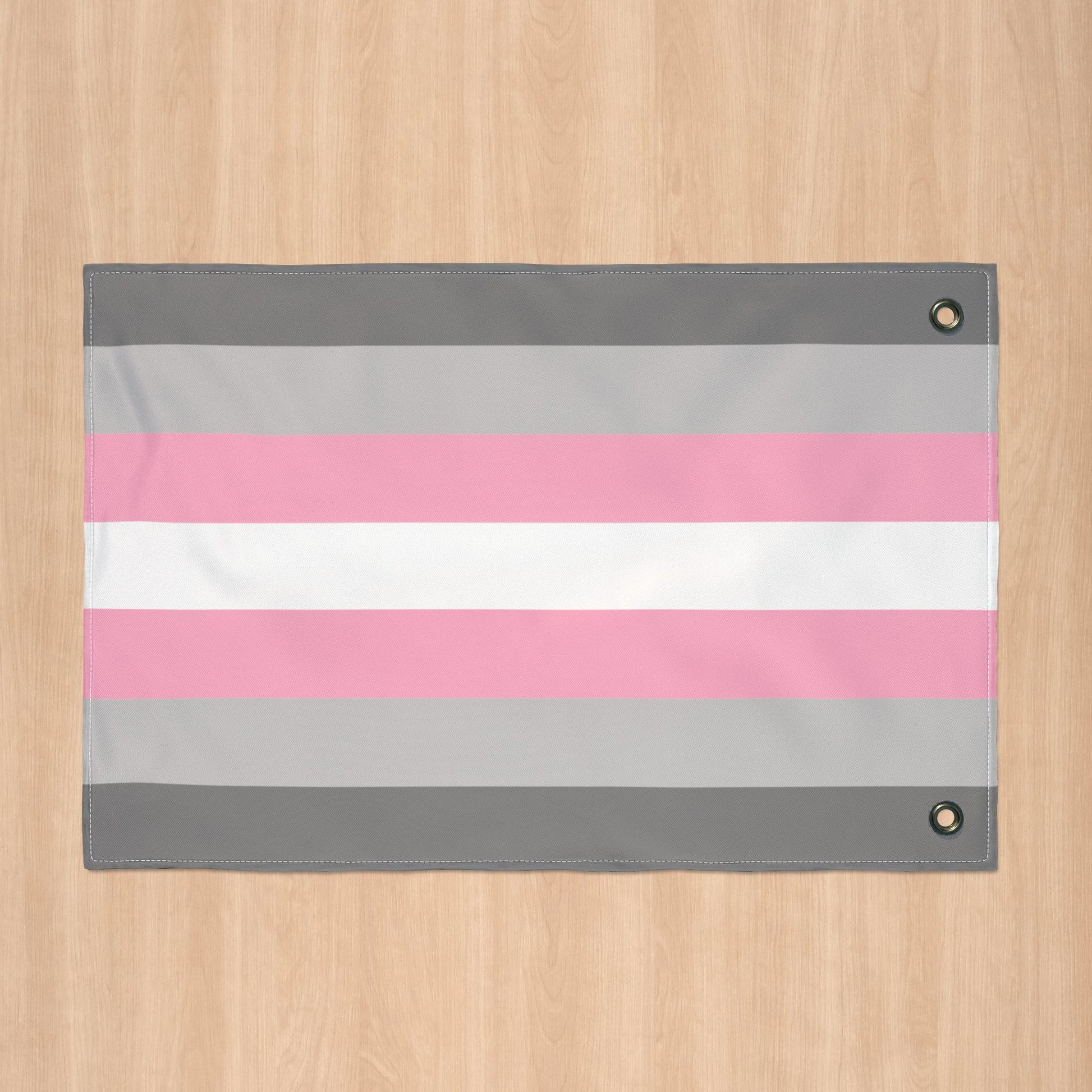 Demigirl Double-Sided Pride Flag with Grommets