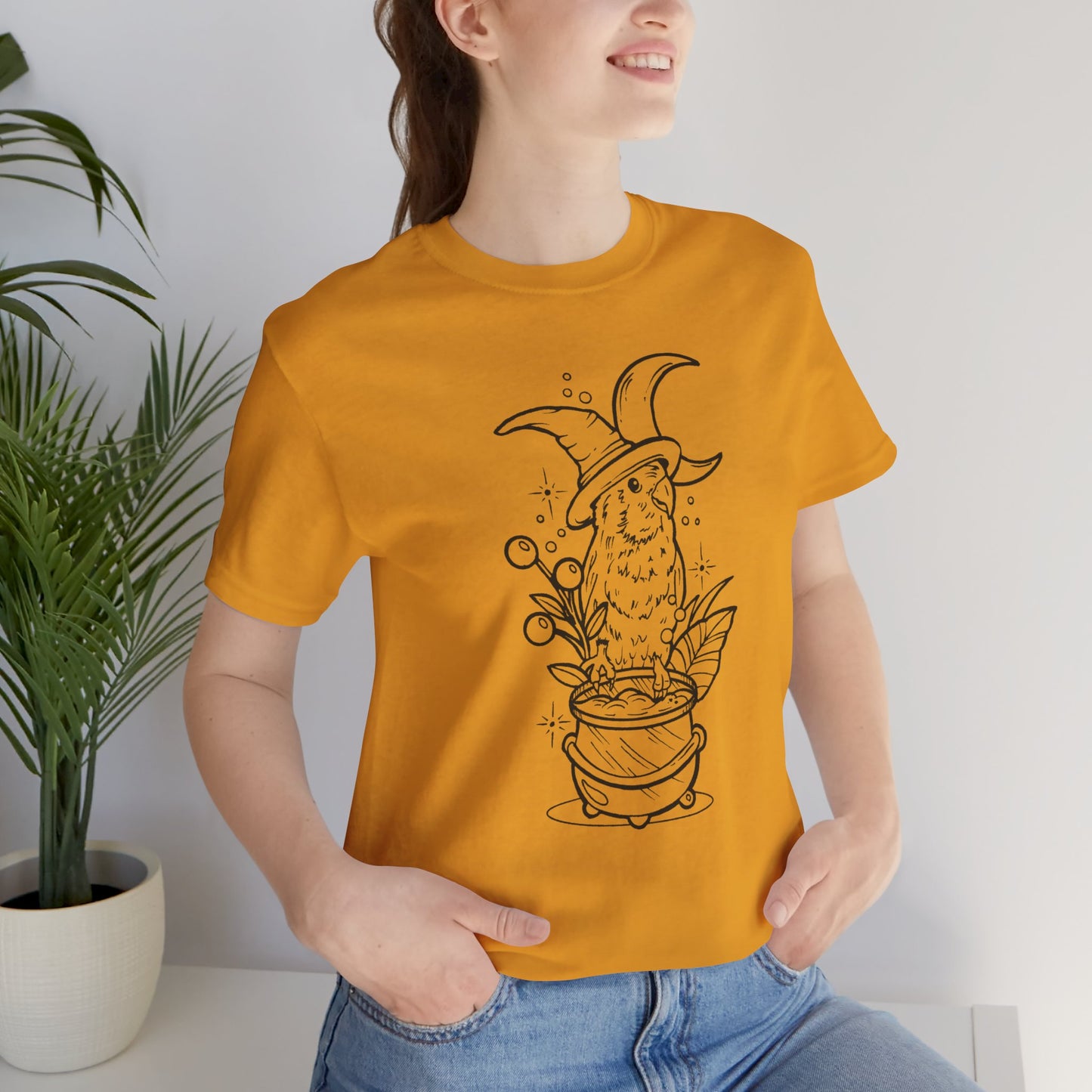 Witches' Brew Lovebird, Line Art Tee