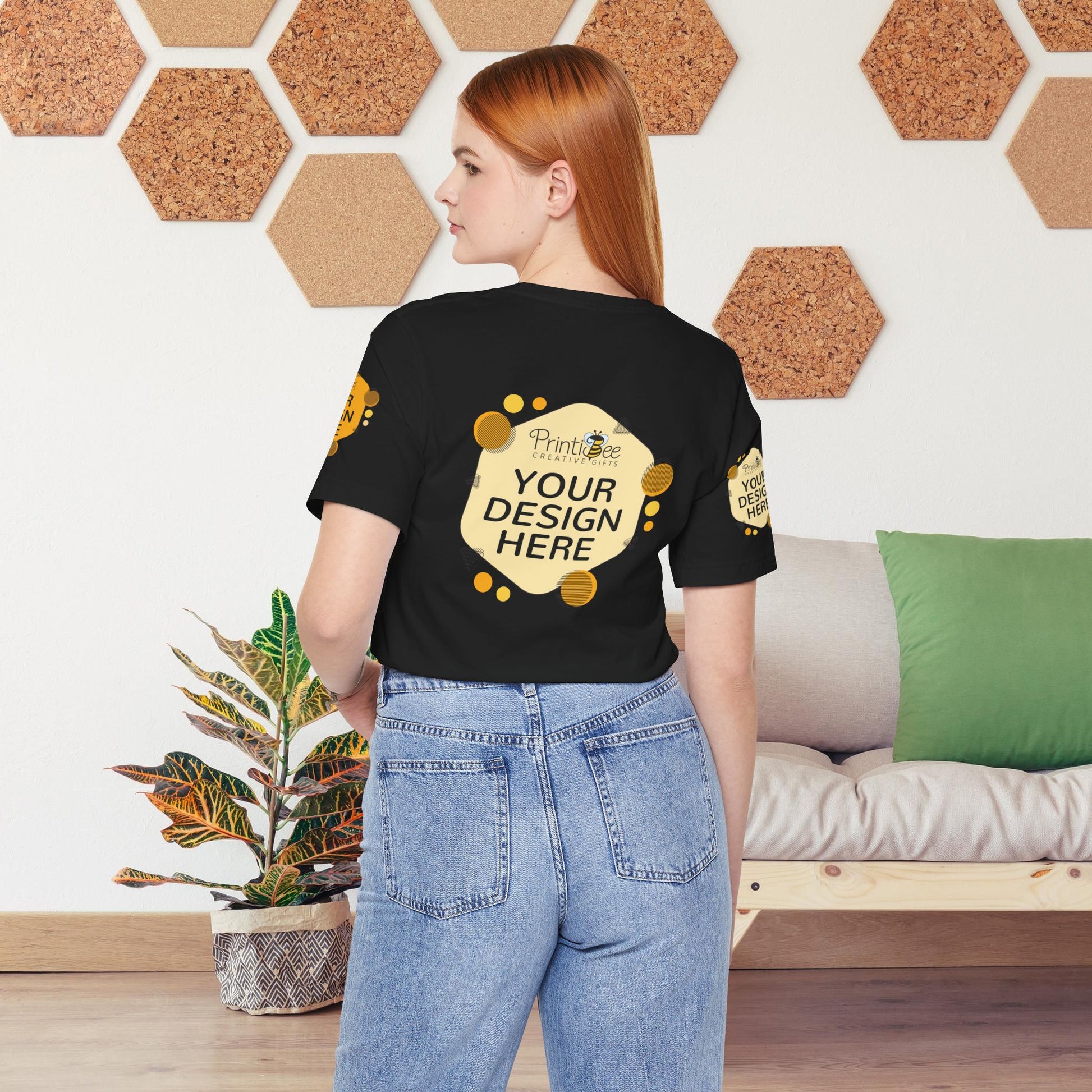 Custom White, Black & Grey Tees for BELLA+CANVAS® 3001