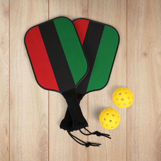 Pan-African Flag Pickleball Kit
