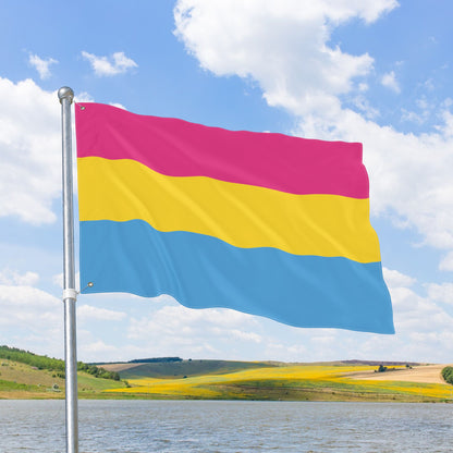 Pansexual Pride Flag with Grommets