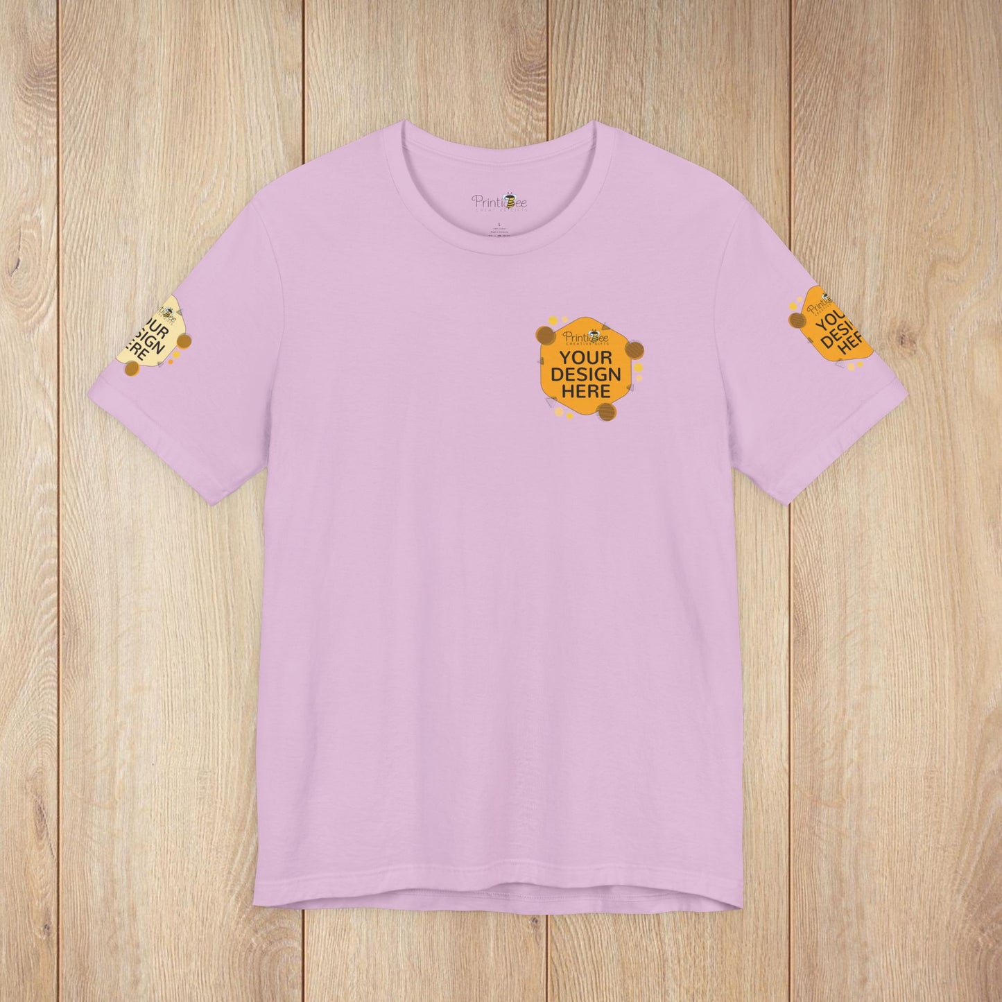 Custom Pink & Purple Tees for BELLA+CANVAS® 3001