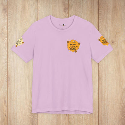 Custom Pink & Purple Tees for BELLA+CANVAS® 3001