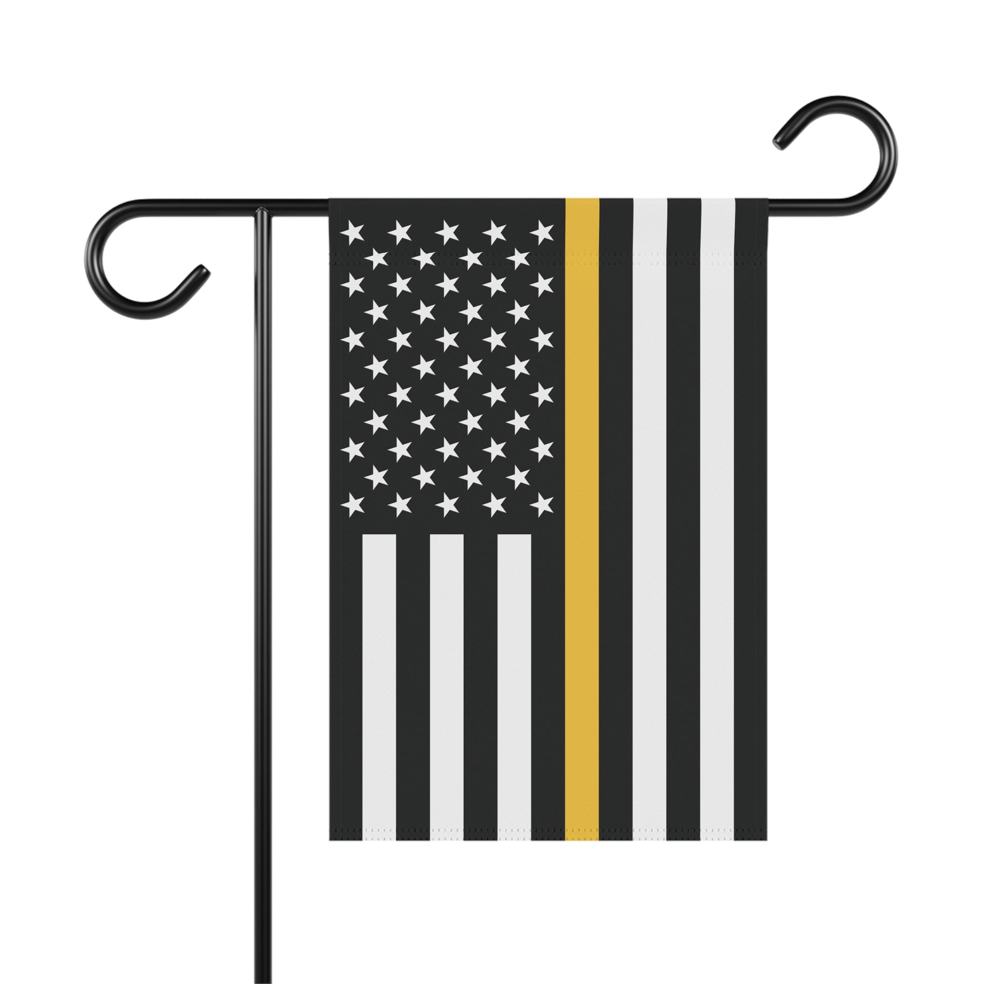 USA Thin Gold Line American Flag Garden Flag Banner