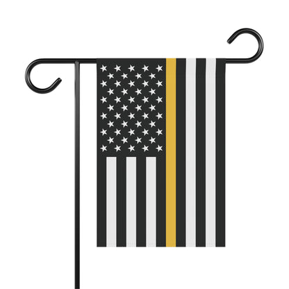 USA Thin Gold Line American Flag Garden Flag Banner