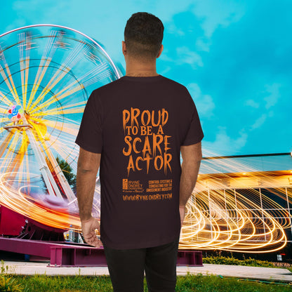 Proud to Be a Scare Actor Personalized Tee • Irvine Ondrey Engineering