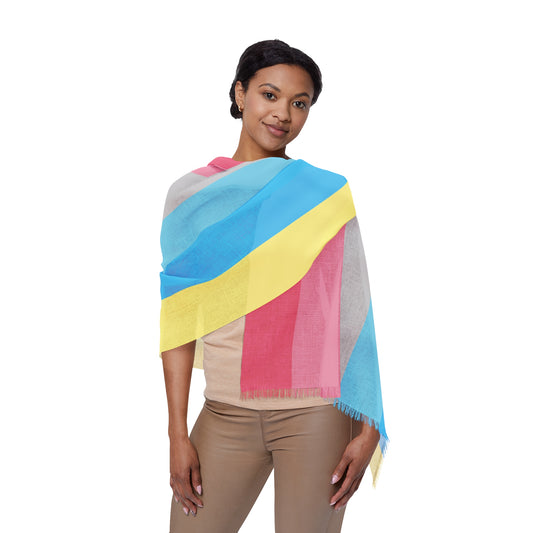 27" × 71'' Genderflux Pride Lightweight Scarf