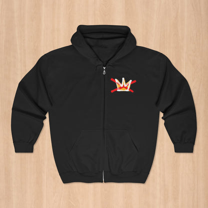 No Kings Protest Zip Hoodie