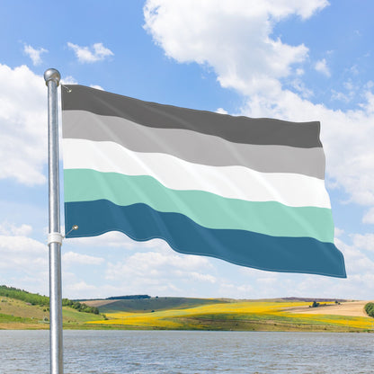 Frayromantic Pride Flag with Grommets