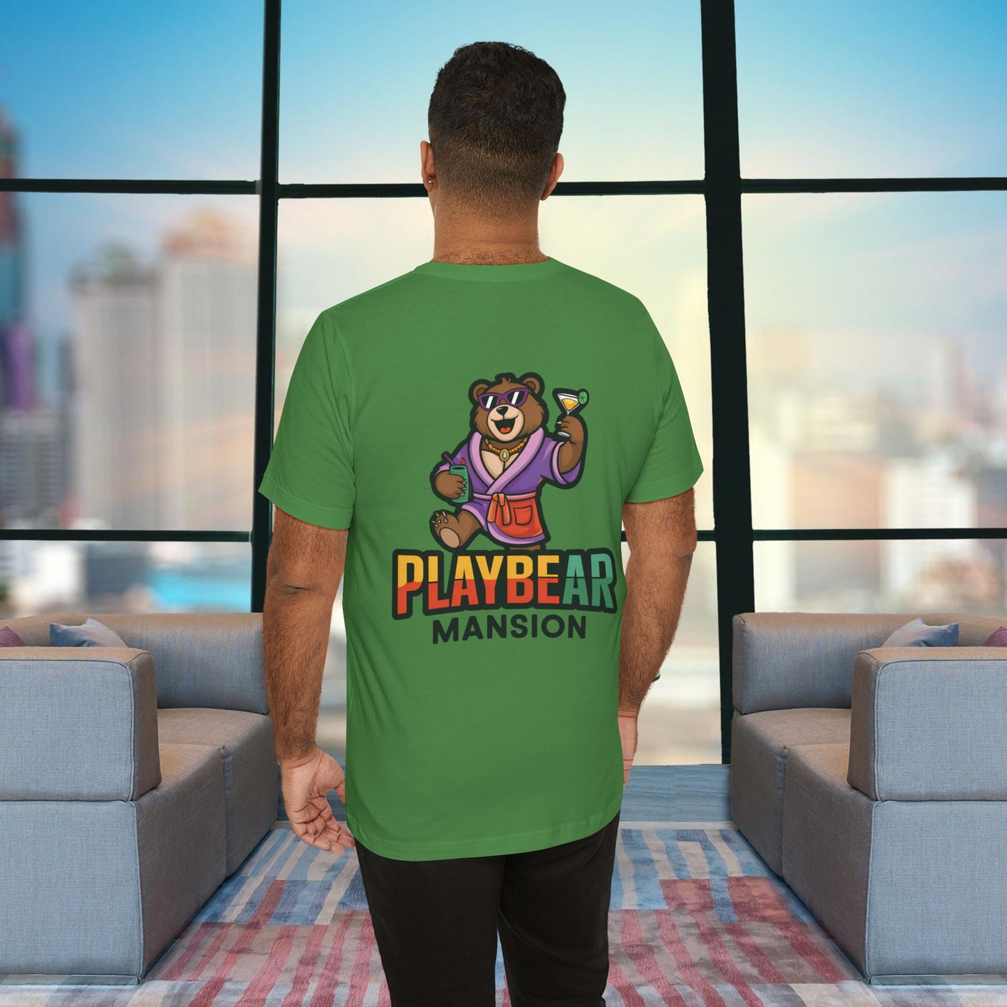 Playbear Mansion Tee (Back Graphic)
