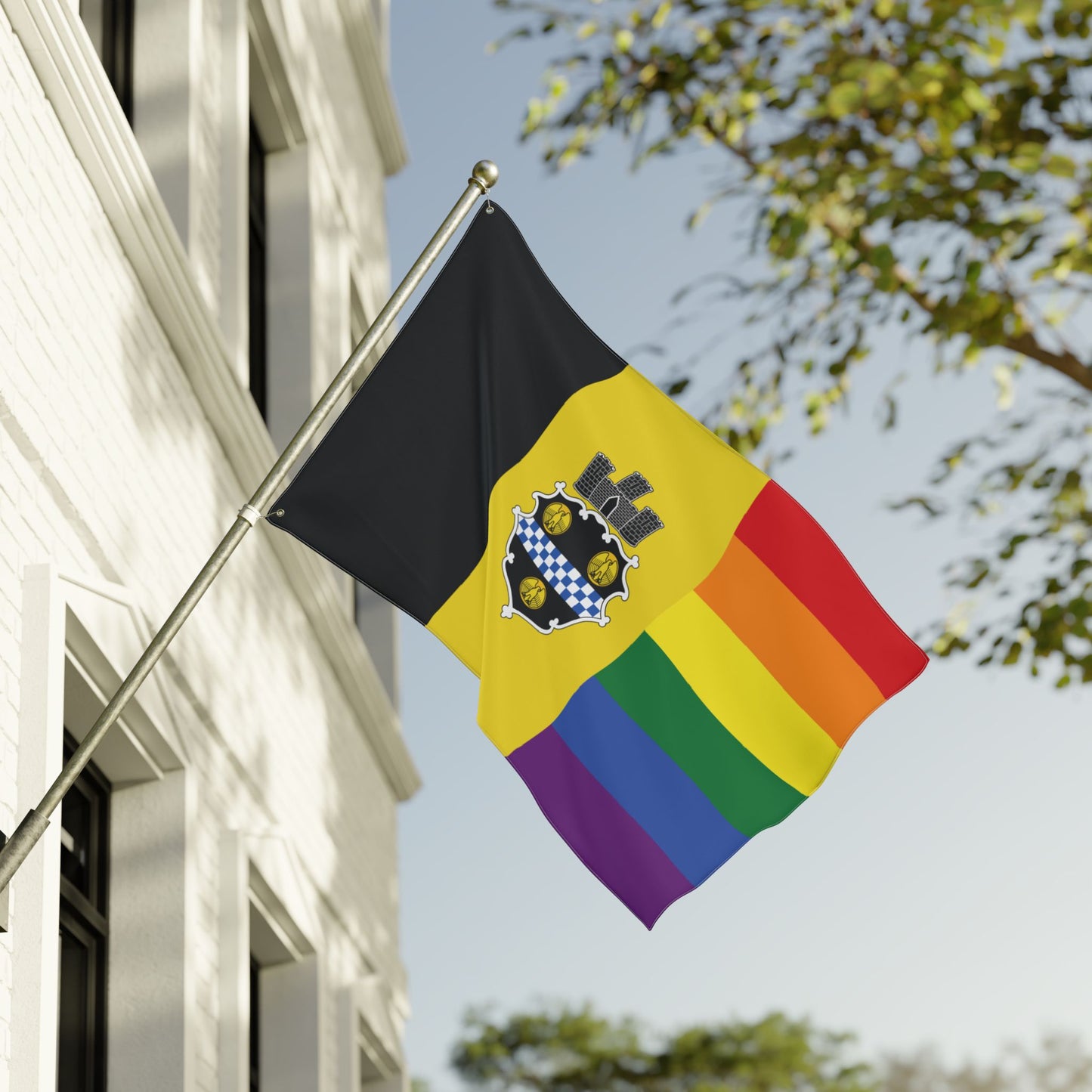 36'' × 60'' Pittsburgh Pride Flag with Grommets