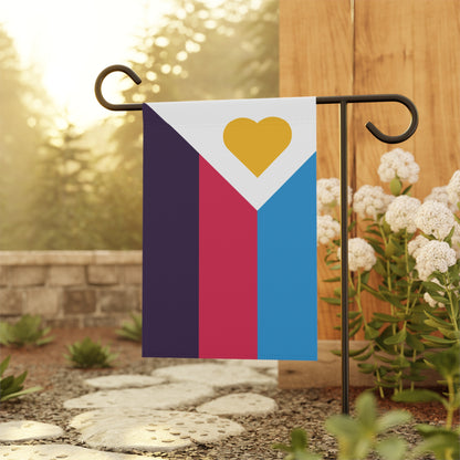Polyamory Pride Garden Flag Banner
