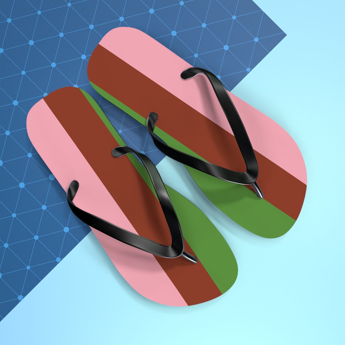Gynesexual Pride Flip Flops
