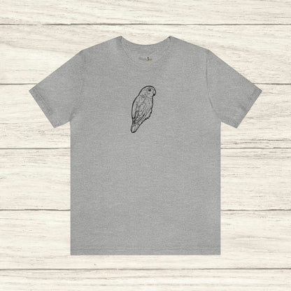 Agapornis tierno, camiseta de arte lineal