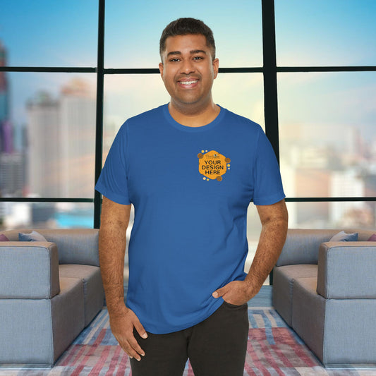 Custom Blue & Teal Tees for BELLA+CANVAS® 3001